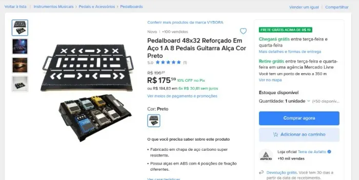 Pedal board/Pedaleira