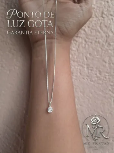 Colar ponto de luz Prata 925