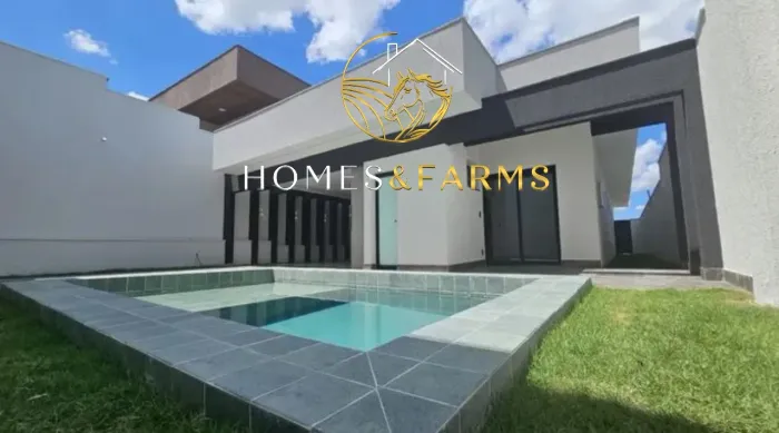 Casa 3 suítes no Jardins Nápoles Goiânia com piscina e lazer privativo