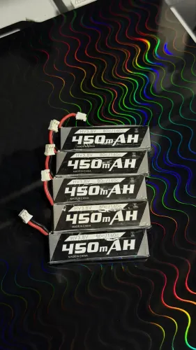 Baterias LiPo HV 3.8V 450mAh 80C/160C para Drone FPV