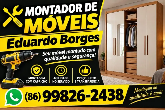 Montador de móveis profissional 