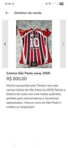 Camisa away 2005 são paulo 