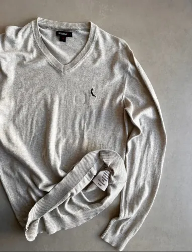Suéter masculino Reserva cinza claro - M