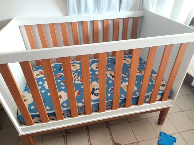 Berço cama + colchão