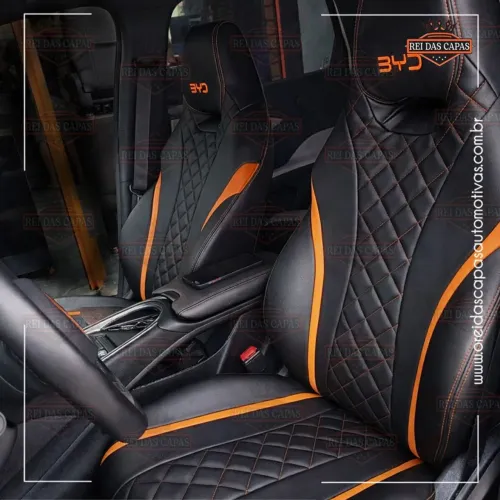 Capa de bancos moldada sob medida para BYD Dolhpin