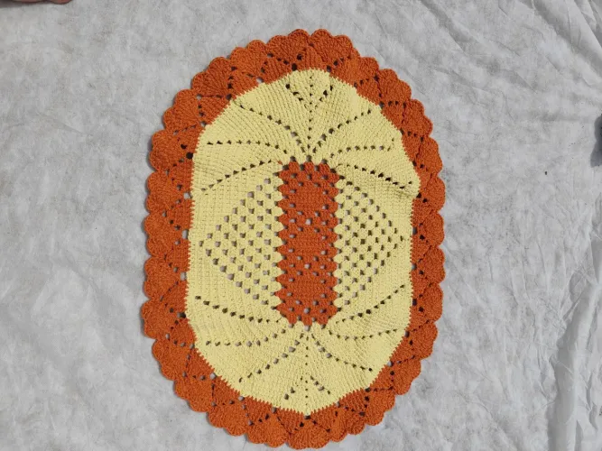 Tapete de crochê 