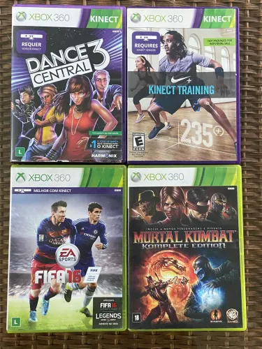 Kit 4 Jogos Xbox 360 Originais