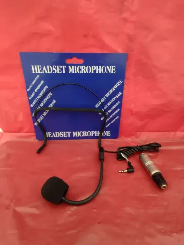 Microfone labial CSR HM-26 DYNAMIC com adaptador P2 para XLR