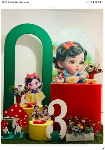 Pegue e monte decorações de festa