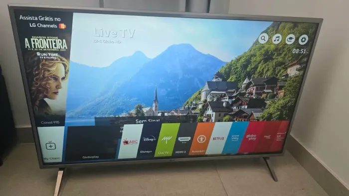 Smart TV LG LED 43" - Ultra HD 4K - HDMI - USB - Wi-Fi - ThinQ Ai - Conversor Digital