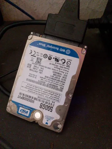 HD notebook 500gb 