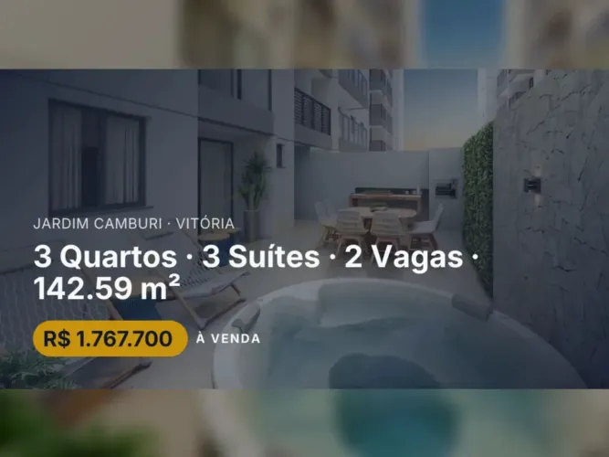 Não Perca: Última Unidade Garden em Jardim Camburi com Lazer Total!