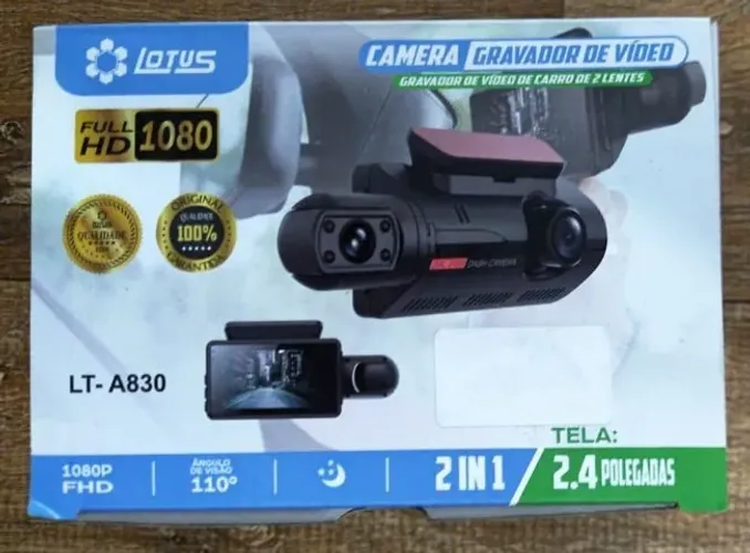 Câmera para-brisa gravador de vídeo Lotus LT.A830