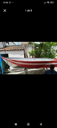 Vendo barco de alumínio com motor 6.5 HP pantaneiro 