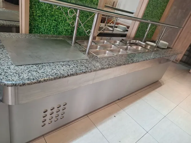 Pista quente fria buffet