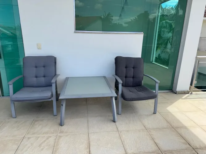 Conjunto sofisticado para varanda gourmet/externa