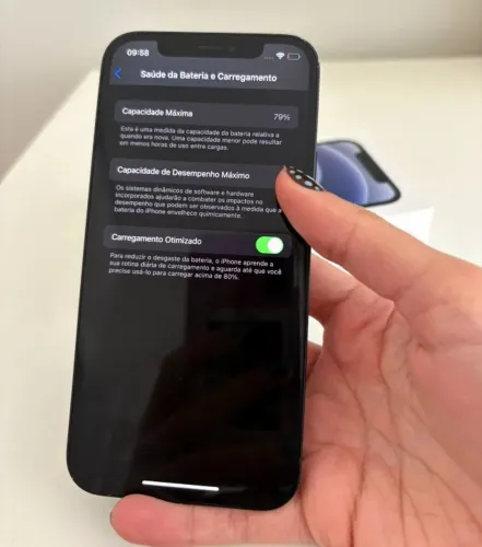 iPhone 12 64GB Preto + 6 Capinhas OPORTUNIDADE