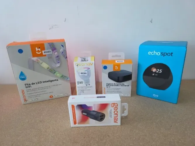 Conjunto de 5 aparelhos eletrônicos residenciais Geonav