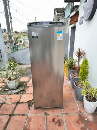 Geladeira Consul inox impecável 