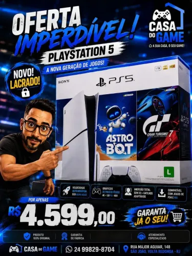 Play 5 novo lacrado mídia física