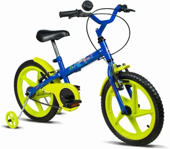 Bicicleta Infantil - Aro 16 com rodinhas e buzina nova caixa