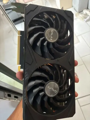 Placa de vídeo RTX 3070 Ti top de linha. Com caixa