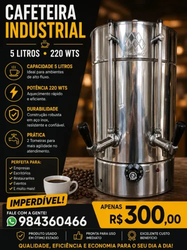 Cafeteira industrial