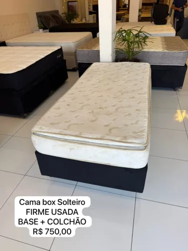 Cama Box Solteiro Firme USADA - ENTREGO