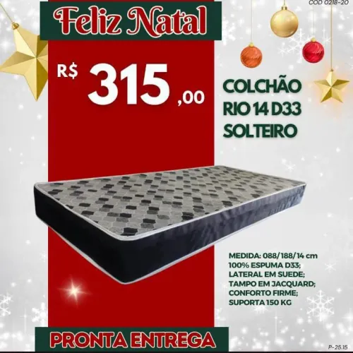 COLCHÃO SOLTEIRO D33 14 CM - DIRETO DE FABRICA 