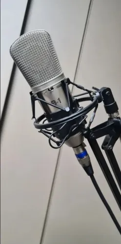 Kit Microfone condensador Behringer B-1 + Phantom Power Arcano+ Pitch Octave da Waldman<br>