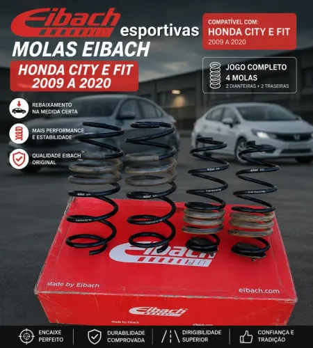 Molas esportivas Eibach honda city e fit