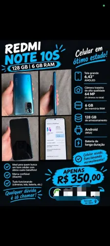 Redmi note 10S 