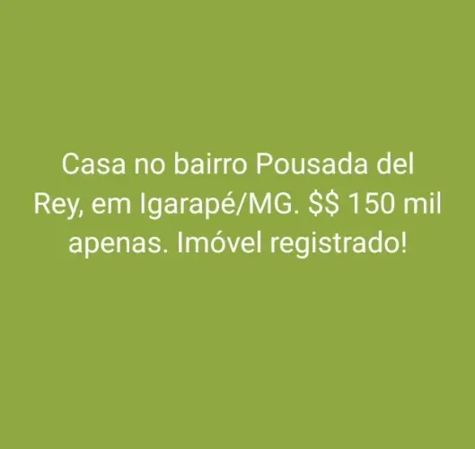 Casa igarapé ótima localização