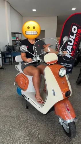 VENDO MOTO ELÉTRICA MODELO ZURB PARIS 