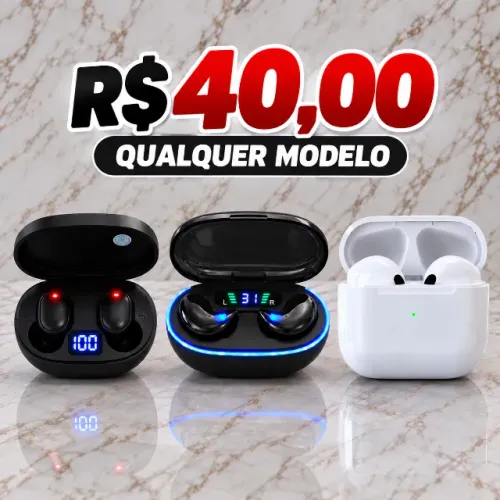 Fones de Ouvido Bluetooth