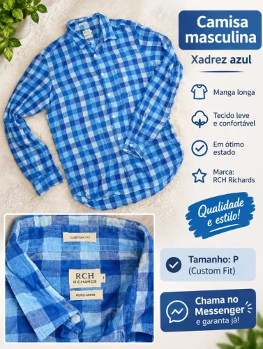 Camisa xadrez Richard's