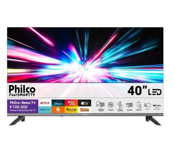 Smart tv Philco Roku 40 polegadas nova