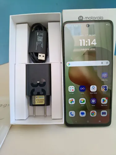 Moto G56 256 gb 8 Ram NFC com Todos Acessórios Originais