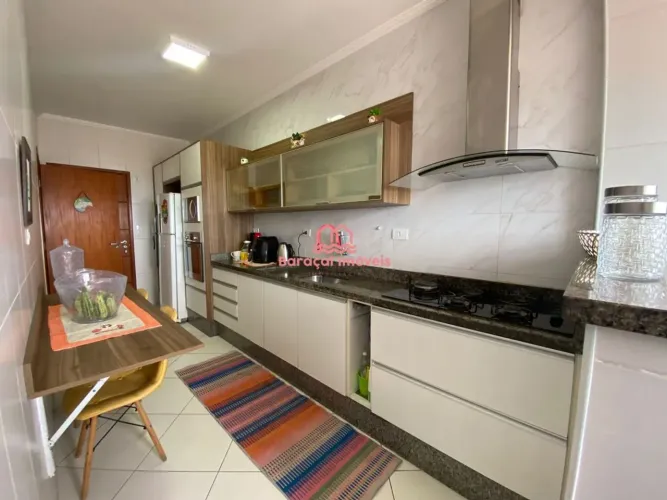 Apartamento para Venda e Locação na Tupi, Praia Grande - SP 3 Quartos Mobiliado