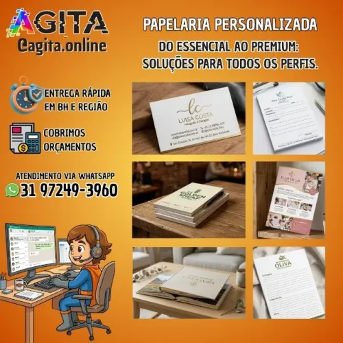 Papelaria Personalizada Profissional | Para Empresas e Negócios