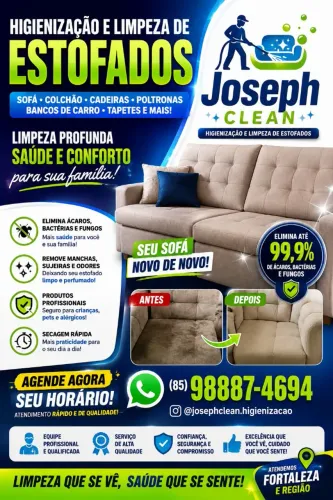 joseph clean higienização e limpeza de estofados