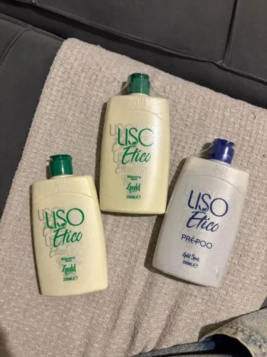 2 Mascaras Liso Ético Gold Spell + Pré-Poo de Brinde