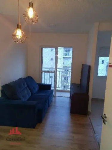 Apartamento com 2 dormitórios para alugar, 46 m² por R$ 2.585,74/mês - Residencial Jardim