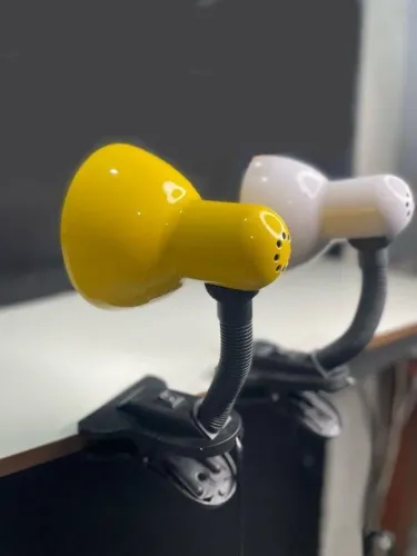 Luminaria de mesa com engate, varias cores