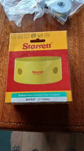 Serra copo starrett (111.mm) + 4 rodanas