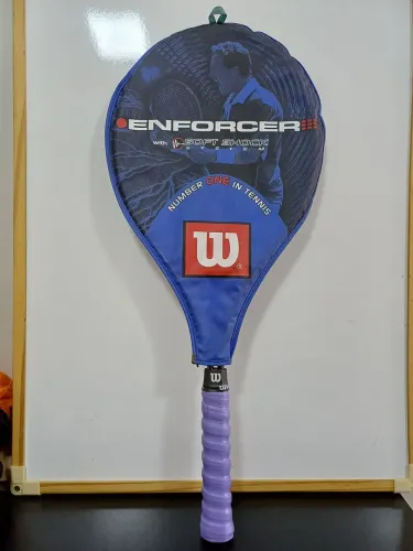 Raquete De Tênis Wilson Enforcer Soft Shock + Capa Original