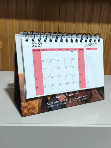 Calendário De Mesa Personalizado