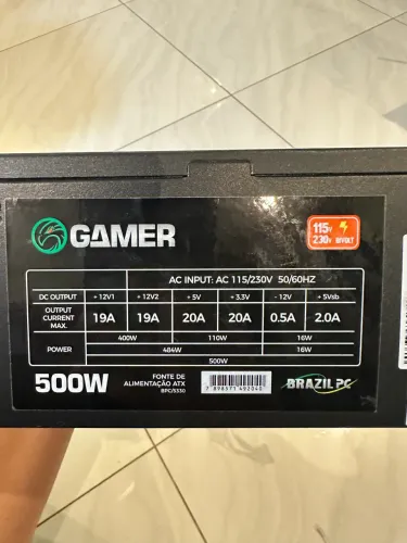 FONTE GAMER 500w