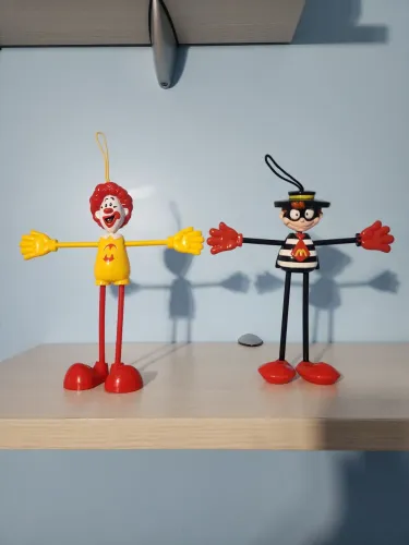 kit vintage mcdonalds  ronald mcdonald + hamburglar