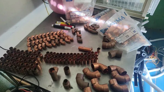 Conexões de cobre eluma  10x s/juros 